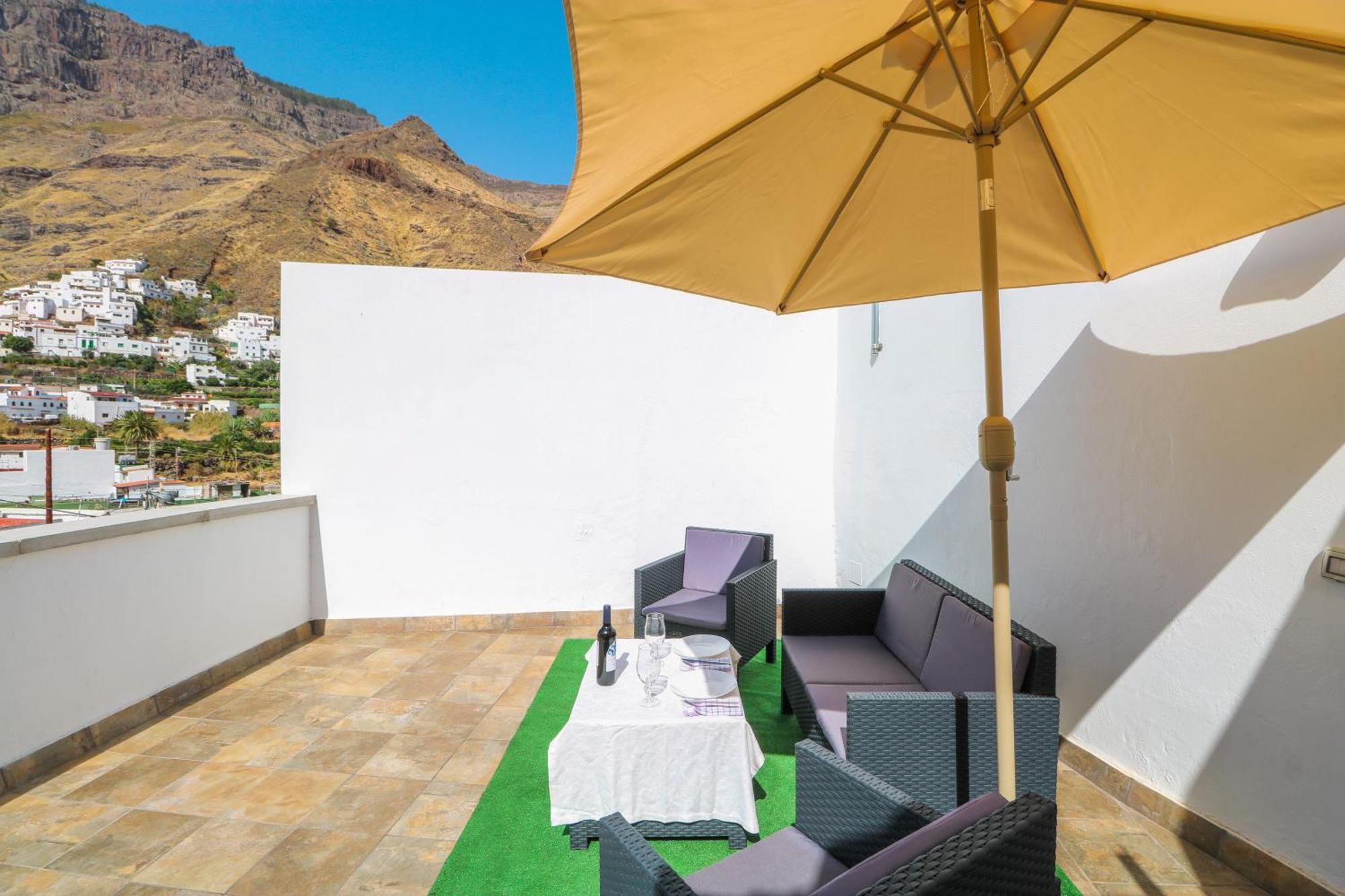 Valley Views Apartment In Agaete أَغايتي المظهر الخارجي الصورة
